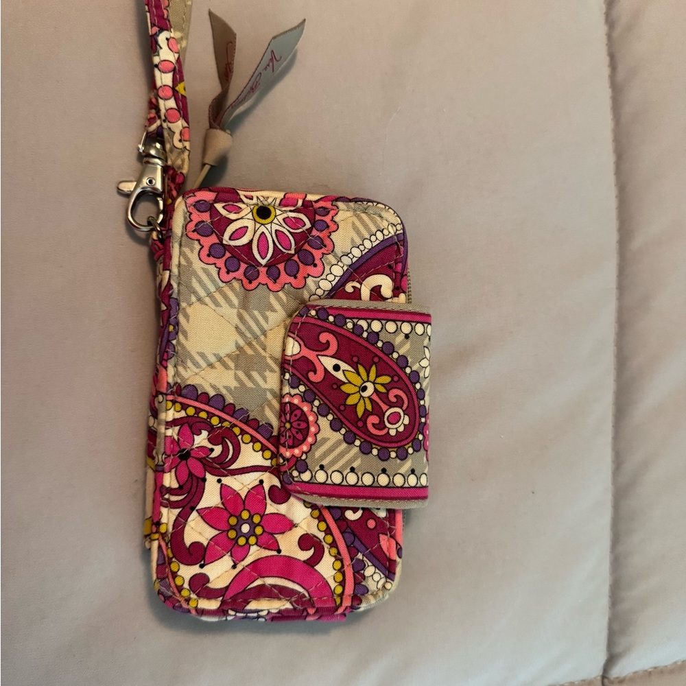 Colorful Floral Wristlet